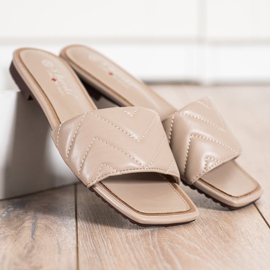 S. BARSKI Chinelos acolchoados S.BARSKI bege 1