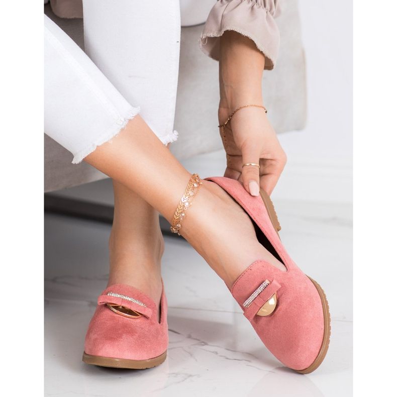 SHELOVET Senhores elegantes com zircônia cúbica rosa 1