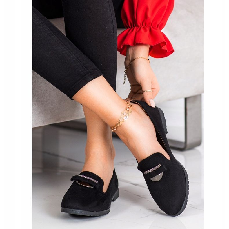 SHELOVET Senhores elegantes com zircônia cúbica preto 1