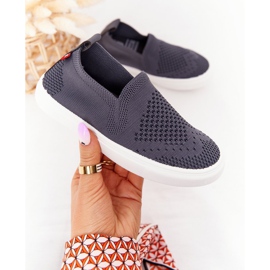 Tênis deslizante infantil Big Star HH374104 cinza deslizante 1