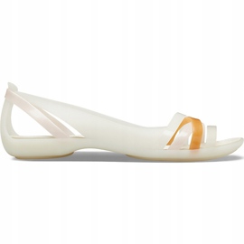 Sandálias Crocs Isabella Huarche 2 Flat W branco 204912 12U 1