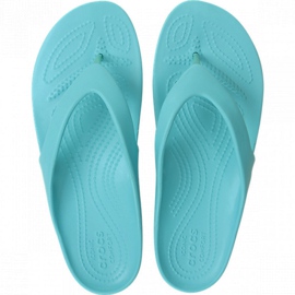 Sandálias femininas Kadee Ii Flip W da Crocs turquesa 202492 40M azul 2