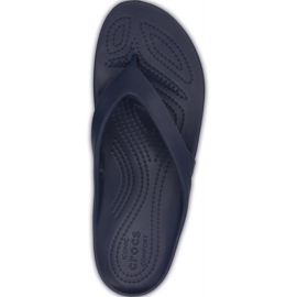 Chinelos femininos Crocs Kadee Ii Flip W azul marinho 202492 410 azul-marinho 2