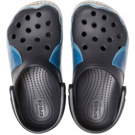 Crocs para crianças Fun Lab Shark Band Clg K preto 206271 001 2