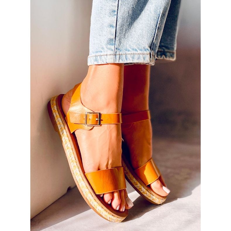 Sandálias alpercatas honeyTH005 Amarelo 2