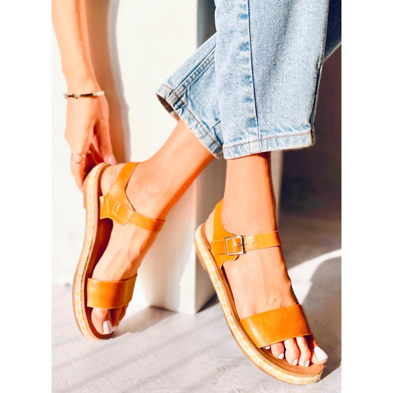 Sandálias alpercatas honeyTH005 Amarelo 1