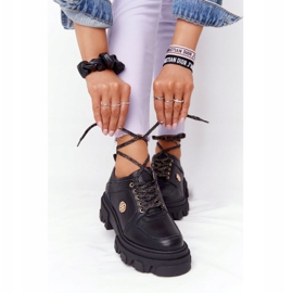 Lewski Shoes Sapatos Oxfords Lewski em couro 3011-0 preto 1