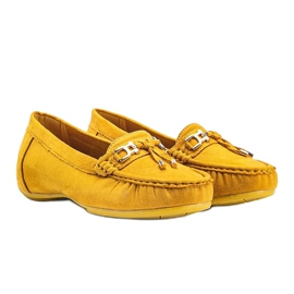 Mocassins de mostarda darren amarelo 1