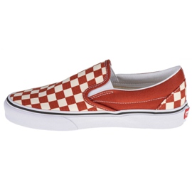 Vans Classic Slip-On W VN0A4U38WS21 branco laranja 1 Vans Classic Slip-On W VN0A4U38WS21 branco laranja 1