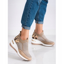 ARTIKER Tênis Moro Print Slip-On castanho 1