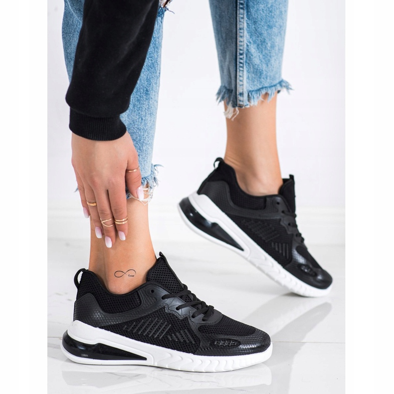 SHELOVET Calçados esportivos Openwork preto 2