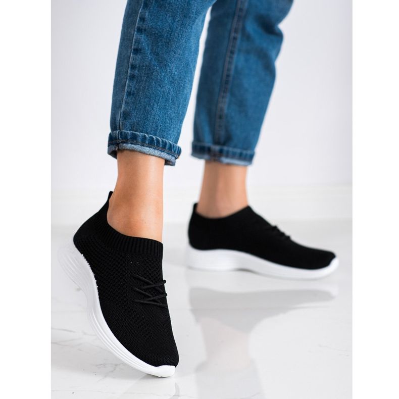 SHELOVET Calçados Esportivos Slip-on preto 1