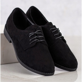 SHELOVET Sapatos de amarrar clássicos preto 2