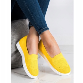 Via Giulia  Slipons na plataforma amarelo 1