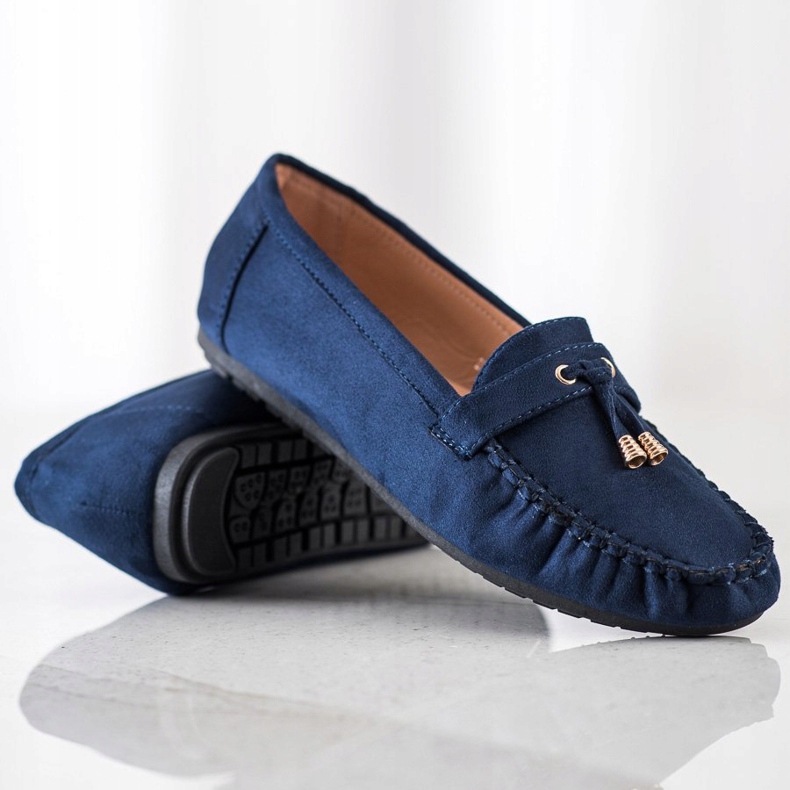 SHELOVET Mocassins casuais azul marinho 1