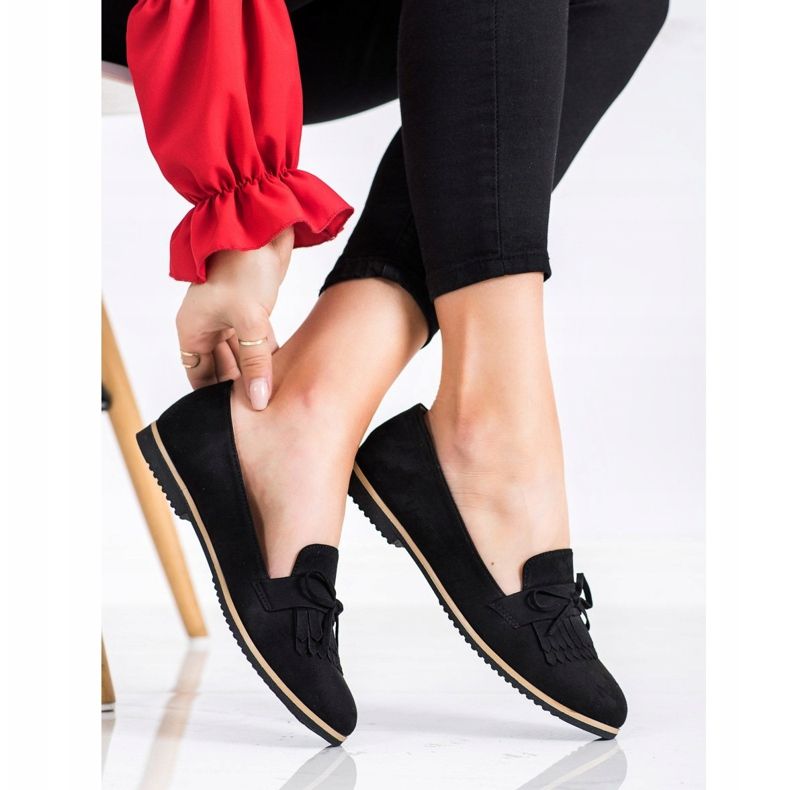 SHELOVET Senhores de camurça com um arco preto 2 SHELOVET Senhores de camurça com um arco preto 2