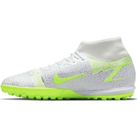 Chuteiras Nike Mercurial Superfly 8 Academy Tf M CV0953-107 cinza cinza 2 Chuteiras Nike Mercurial Superfly 8 Academy Tf M CV0953-107 cinza cinza 2