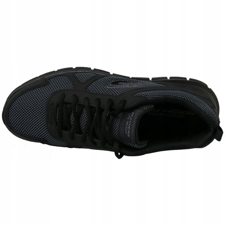 Calçados Skechers Track M 52630-BBK preto 2 Calçados Skechers Track M 52630-BBK preto 2