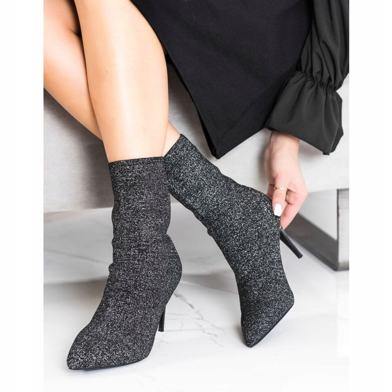 Sabatina Botas de salto alto preto 1