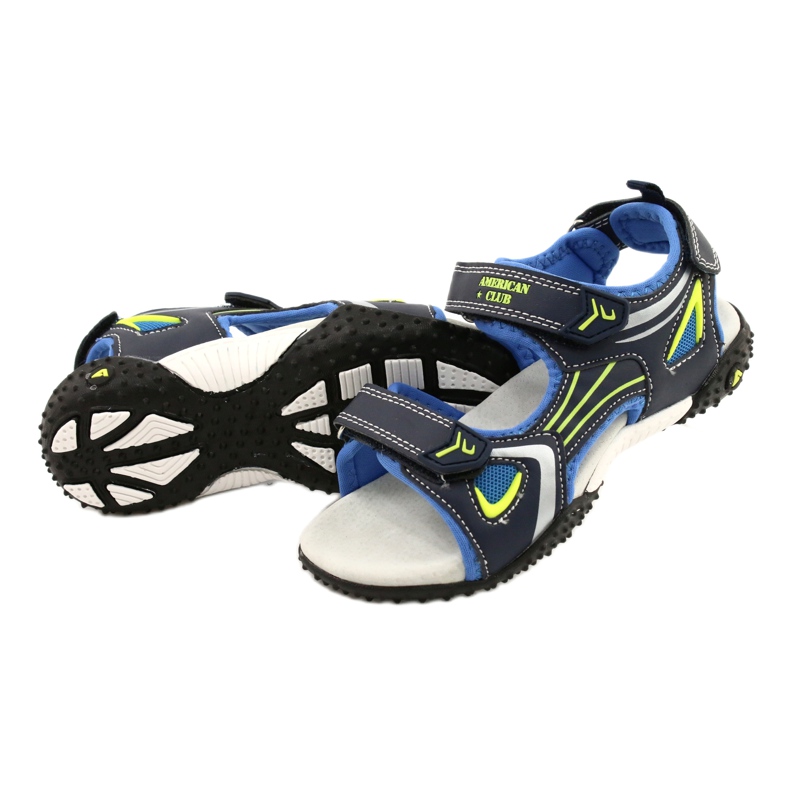 American Club Capa de couro americano RL23 azul marinho azul verde 2