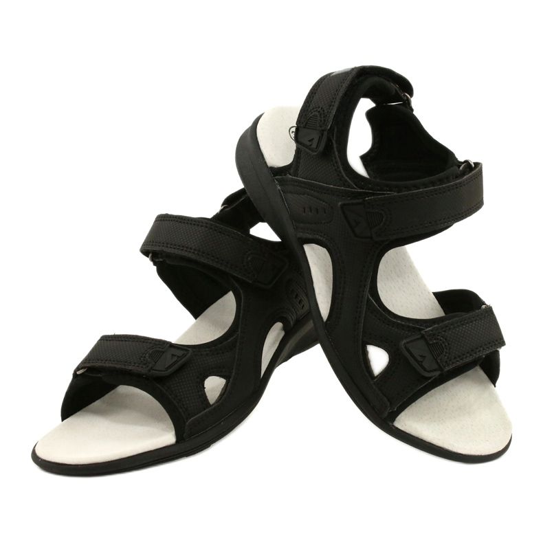 American Club Sandálias esportivas em couro HL09 / 21 preto 4