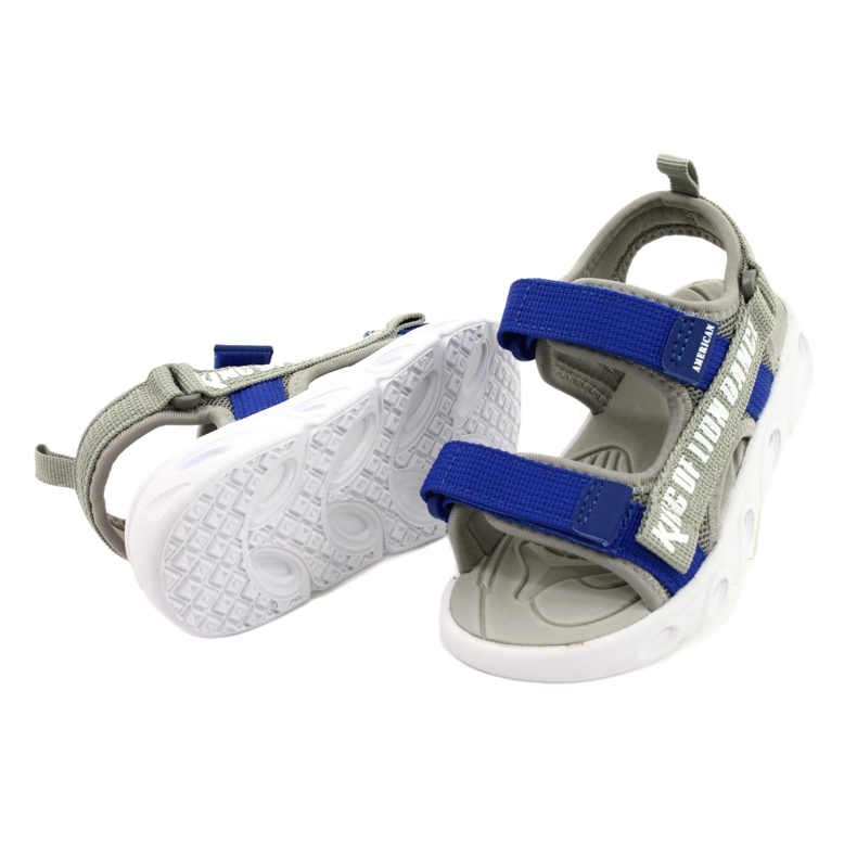 American Club Sandals Boys with Velcro espuma de espuma RL27/21 cinza 2