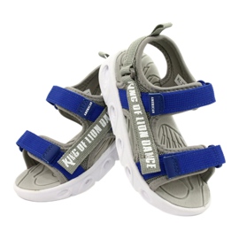 American Club Sandals Boys with Velcro espuma de espuma RL27/21 cinza 4