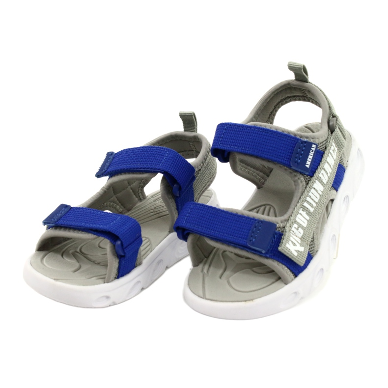 American Club Sandals Boys with Velcro espuma de espuma RL27/21 cinza 1