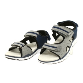 American Club Esportes Sports Boys Leather Insert Es33/21 Gray cinza 1