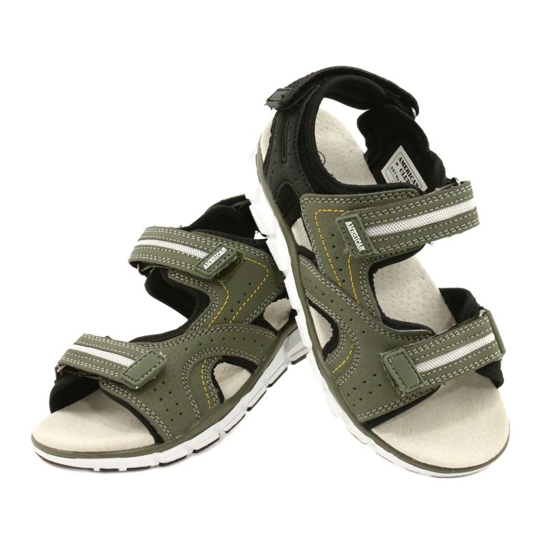 American Club Inserir Esportes de Couro de Esportes Es33/21 Khaki verde 5