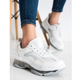 Goodin Tênis de couro branco 2