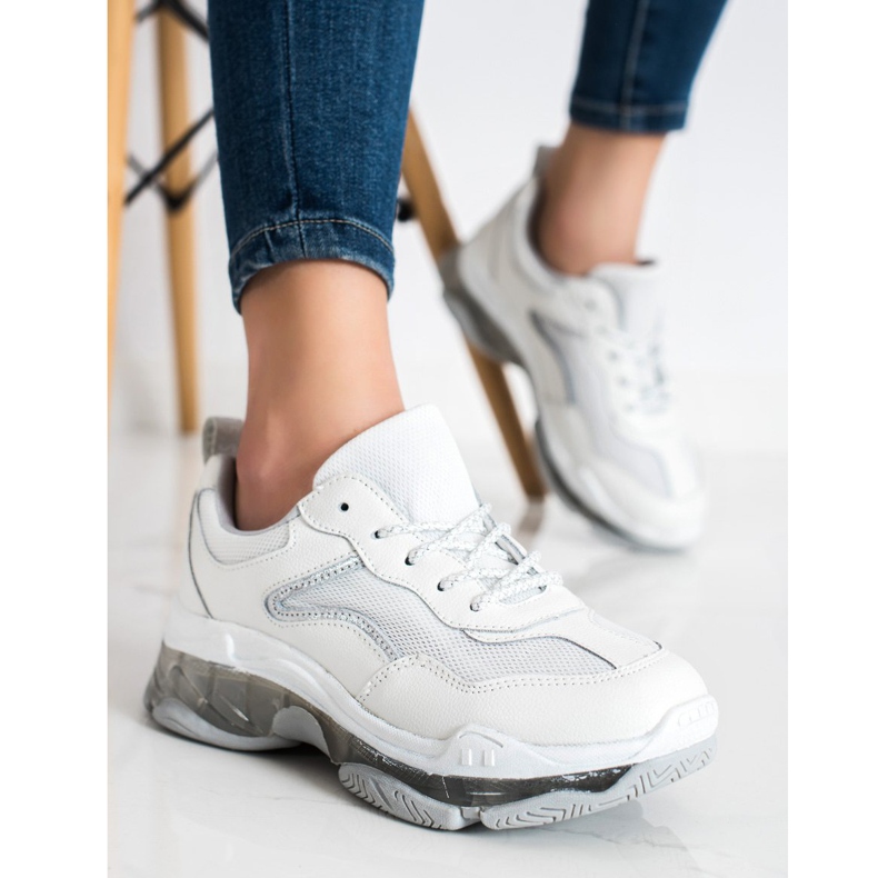 Goodin Tênis de couro branco 2