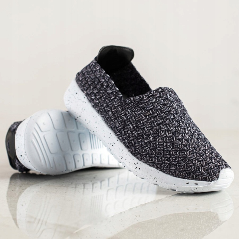 Sabatina Slipons trançados cinza 1