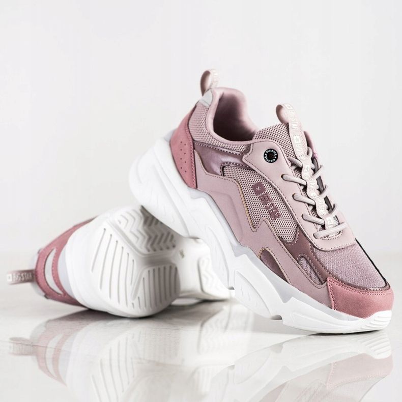 Tênis feminino Big Star HH274258 tolet rosa 1