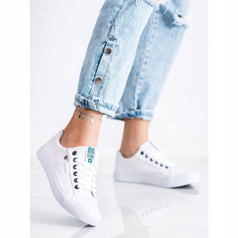 Tênis feminino Big Star AA274511 branco 1
