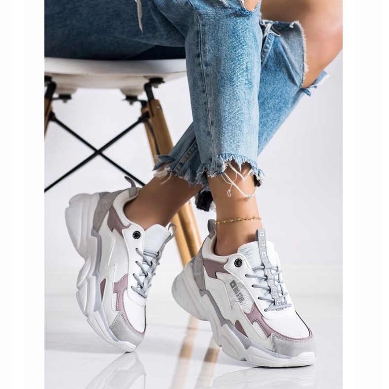 Tênis feminino Big Star HH274255 branco 2