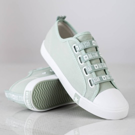 Tênis feminino Big Star HH274097 verde 2