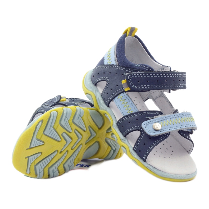 Sandália Bartek 81824 azul para menino com velcro 3 Sandália Bartek 81824 azul para menino com velcro 3