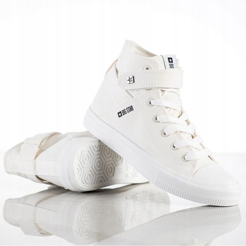 Tênis feminino Big Star FF274579 branco 1