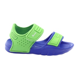 Sandálias aquáticas American Club 0333 azul verde 1