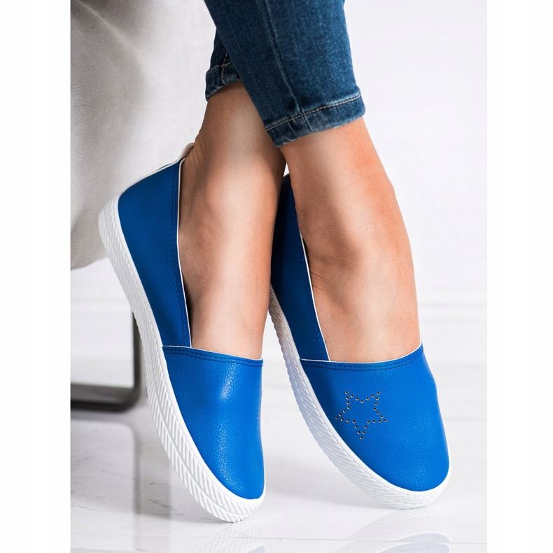 Kylie Tênis Slip-on azul 2