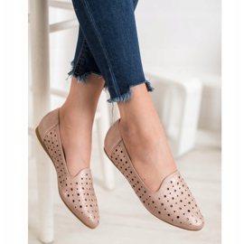 Kylie Senhores Openwork rosa amarelo 2