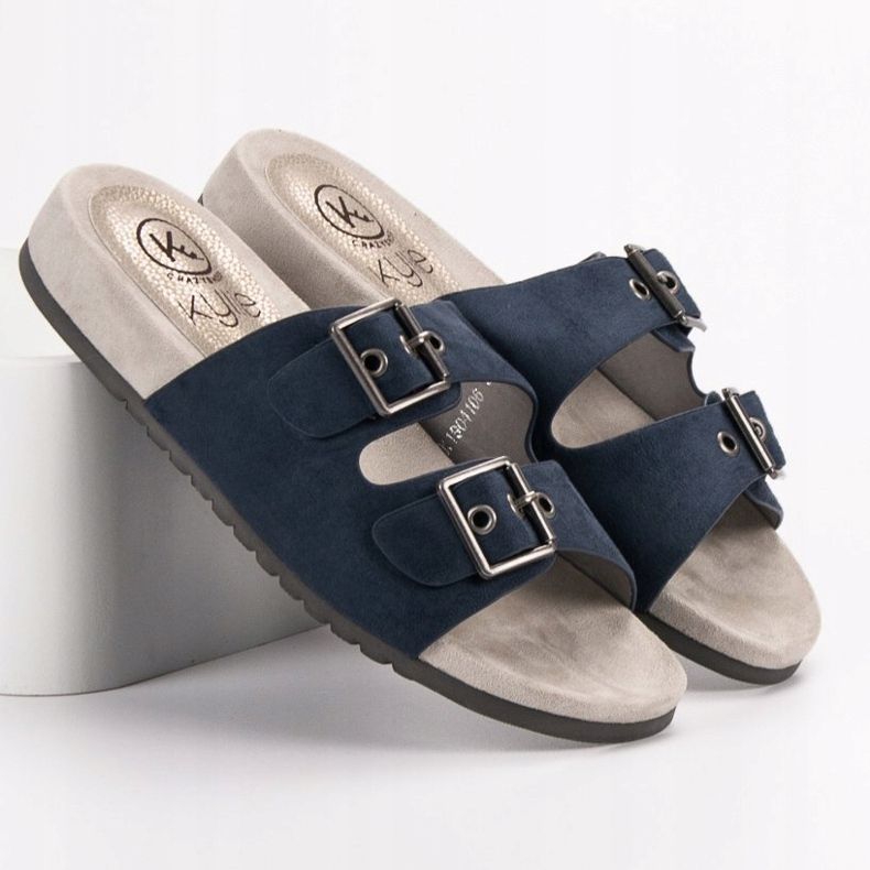 Kylie Chinelos Clássicos Azul Marinho 2