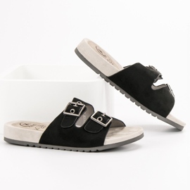 Kylie Chinelos Clássicos Pretos 1