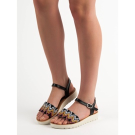 SHELOVET Sandálias casuais preto 2