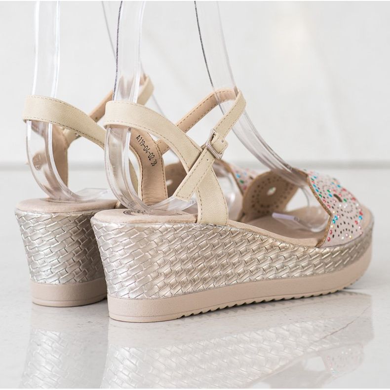 Kylie Sandálias casuais bege 1