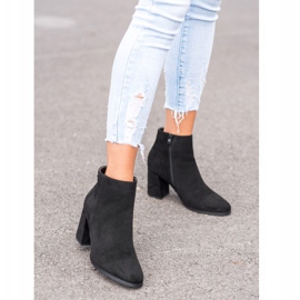 Goodin Botas de camurça elegantes preto 2