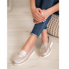 Sergio Leone Mocassins Com Pérolas dourado 1 Sergio Leone Mocassins Com Pérolas dourado 1