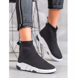 SHELOVET Sapatilhas pretas preto 1