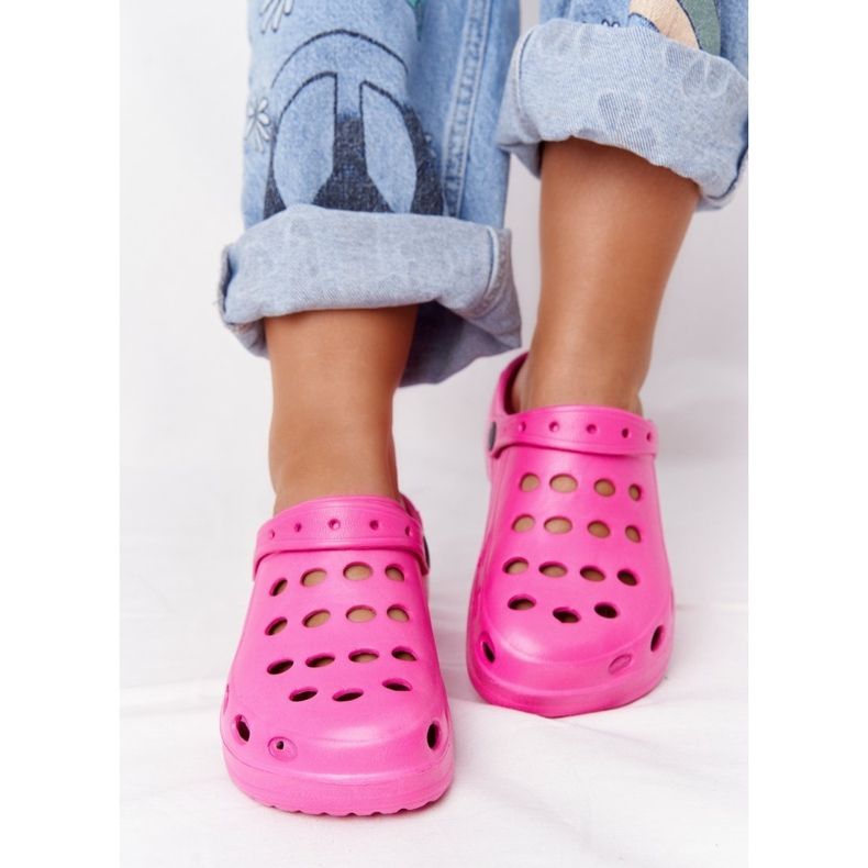 Flameshoes Chinelos femininos de espuma Eva rosa 2